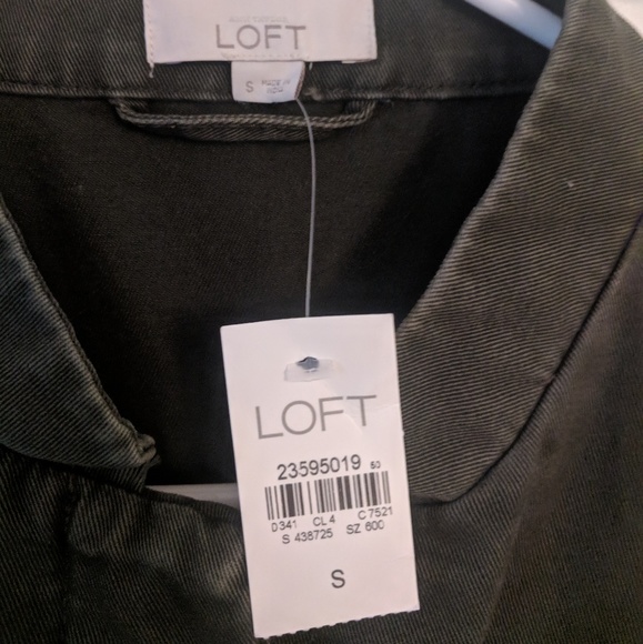 Quality Loft Military-Style Dark Green Jacket - Picture 8 of 9